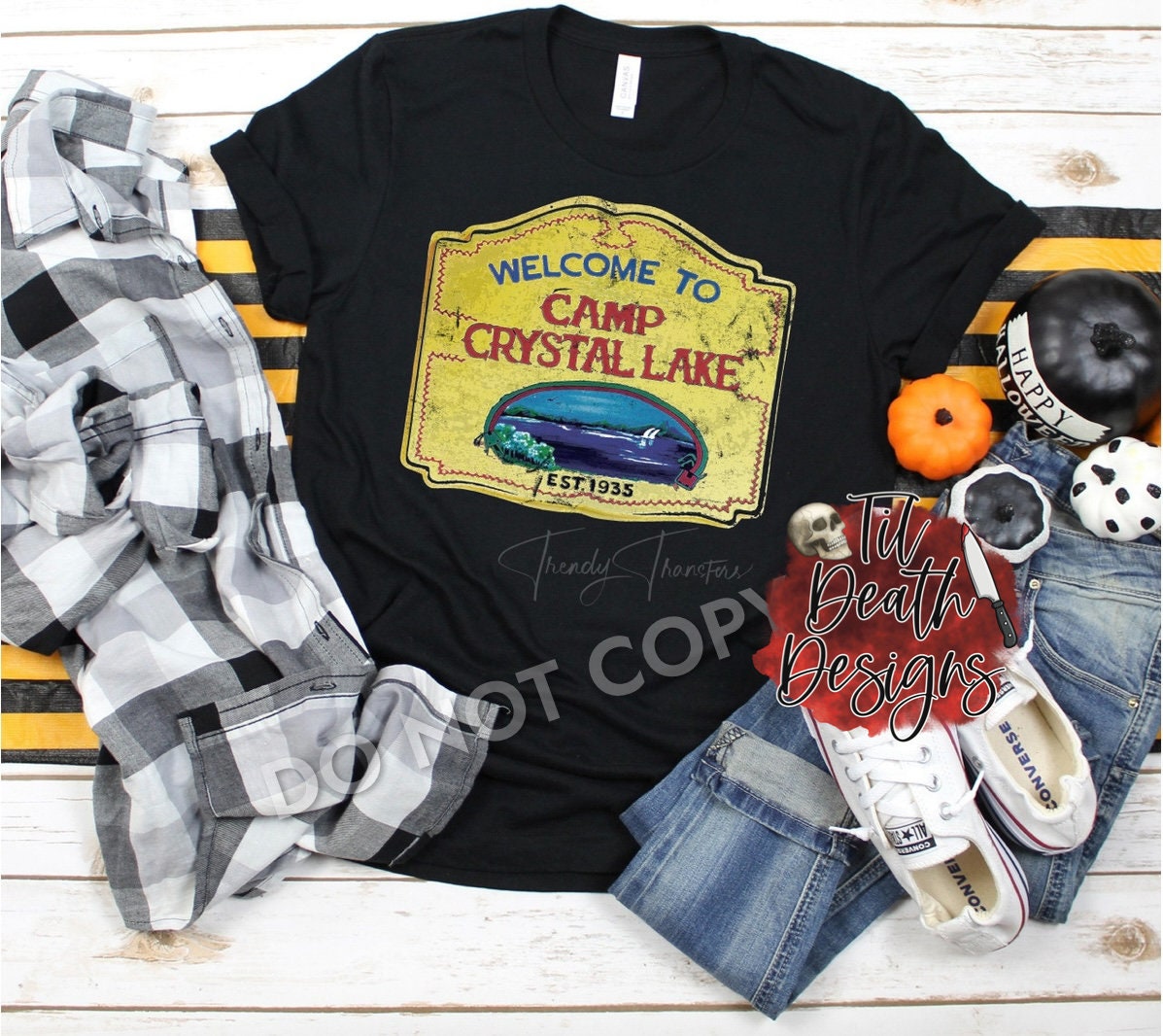 Camp Counselor Shirt | Camp Crystal Lake Tee | Horror Movie T-Shirt |  Spooky Summer Camp Shirt | Slasher Fan Gift